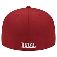 Casquette ajustée 59FIFTY Alabama Crimson Tide de New Era pour homme