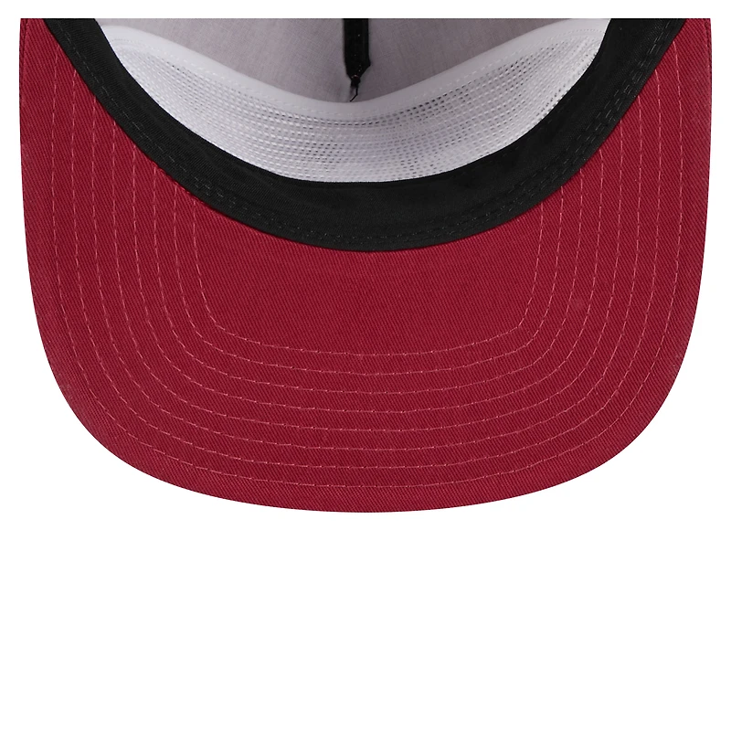 Men's New Era Crimson Alabama Crimson Tide Adventure Team Text Golfer Snapback Hat