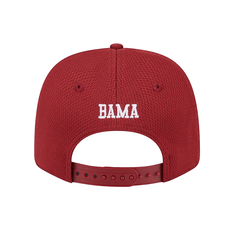 Casquette extensible à boutons-pression COOLERA 9SEVENTY Alabama Crimson Tide pour homme de New Era