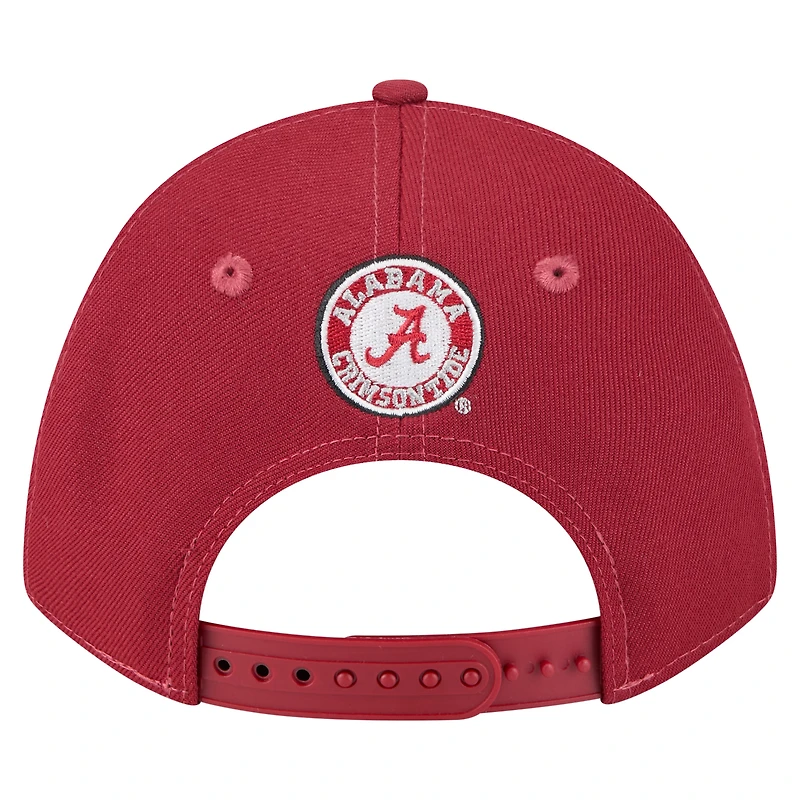 Casquette ajustable 9FORTY M-Crown de l'équipe Crimson Tide de l'Alabama New Era pour homme