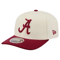 Men's New Era White/Crimson Alabama Crimson Tide America's 250th 9SEVENTY Adjustable Hat