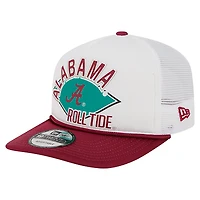 Casquette de golf ajustable New Era Alabama Crimson Tide Diamond 19TWENTY pour homme