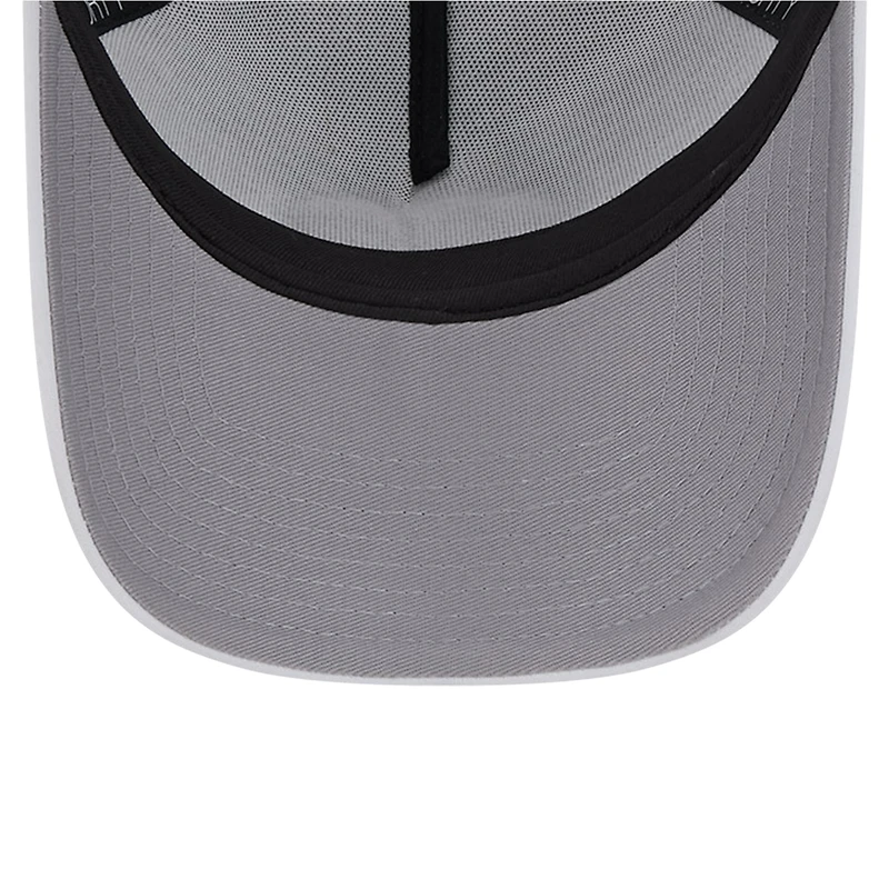 Casquette réglable de camionneur en mousse blanche Alabama Crimson Tide Wink New Era pour hommes
