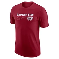 T-shirt Nike Crimson Alabama Tide Swoosh Max90 pour homme