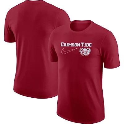T-shirt Nike Crimson Alabama Tide Swoosh Max90 pour homme