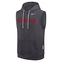 Men's Nike  Anthracite Alabama Crimson Tide 2026 Sideline Sleeveless Dri-FIT Hoodie