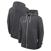 Sweat à capuche zippé Nike Crimson Alabama Tide 2026 Sideline Standard Issue Dri-FIT pour homme