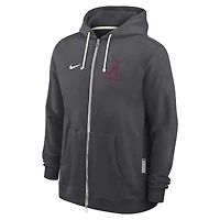 Men's Nike  Crimson Alabama Tide 2026 Sideline Standard Issue Dri-FIT Full-Zip Hoodie