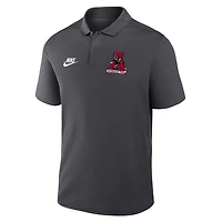 Men's Nike Anthracite Alabama Crimson Tide Primetime Victory Legacy Vault Logo Performance Polo