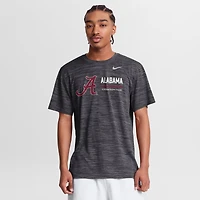 T-shirt Nike Crimson Alabama Tide Sideline Velocity Dri-FIT pour homme