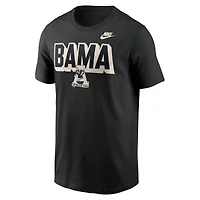 T-shirt Nike noir Alabama Crimson Tide pour homme