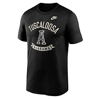 T-shirt Nike noir Alabama Crimson Tide Fashion Hometown Legend Dri-FIT pour homme