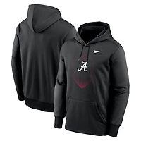 Men's Nike Black Alabama Crimson Tide Icon Football Performance Pullover Hoodie