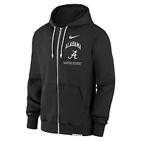 Sweat à capuche entièrement zippé Nike Alabama Crimson Tide On-Court Performance pour homme