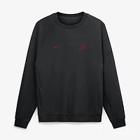 Sweat-shirt raglan Nike Dri-FIT Premium Performance noir Alabama Crimson Tide pour homme