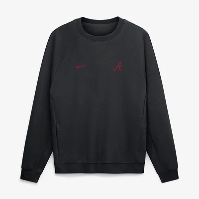Sweat-shirt raglan Nike Dri-FIT Premium Performance noir Alabama Crimson Tide pour homme