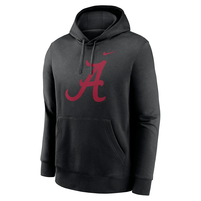 Men's Nike Black Alabama Crimson Tide Primetime Club Fleece Pullover Hoodie