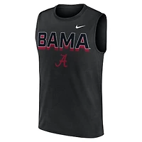 Débardeur Nike Alabama Crimson Tide Primetime Tricode Legend Dri-FIT pour homme, noir
