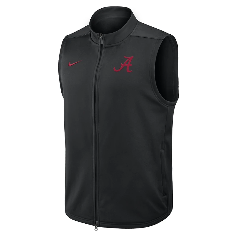 Men's Nike White Alabama Crimson Tide Primetime Victory Therma-FIT Full-Zip Vest