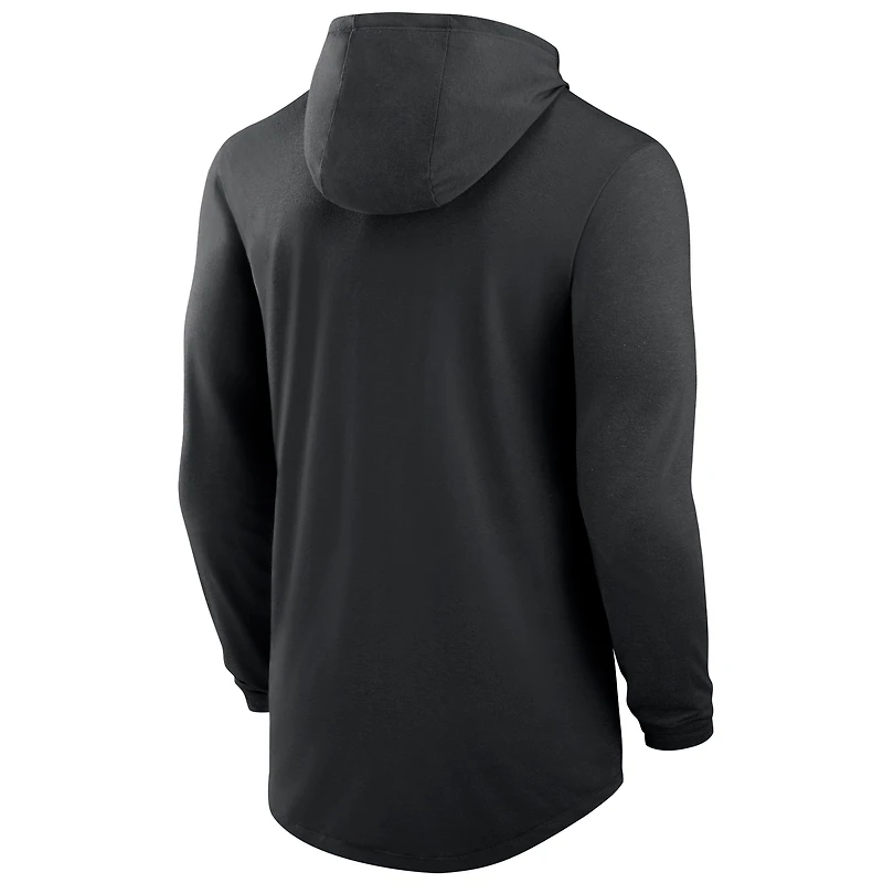 Men's Nike  Black Alabama Crimson Tide Sideline Dri-FIT Hoodie T-Shirt