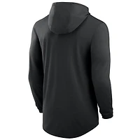 Men's Nike  Black Alabama Crimson Tide Sideline Dri-FIT Hoodie T-Shirt