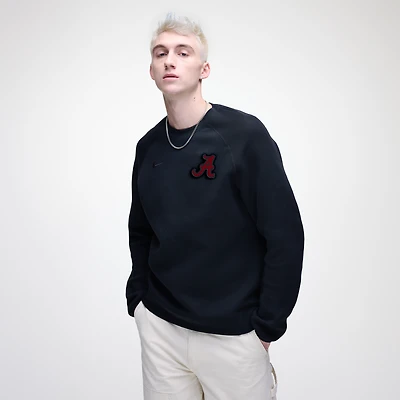 Men's Nike Black Alabama Crimson Tide Tech Fleece Raglan Sweatshirt