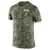 T-shirt militaire Nike Camo Alabama Crimson Tide pour homme