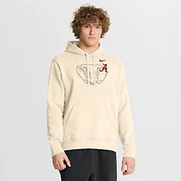 Men's Nike Cream Alabama Crimson Tide Campus Shadow Hoodie