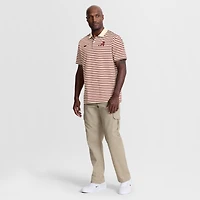Men's Nike Crimson/White Alabama Crimson Tide Primetime Victory Striped Dri-FIT Polo