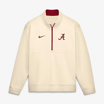 Men's Nike Crimson Alabama Tide Primetime Club Fleece Half-Zip Pullover