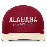 Men's Nike Crimson/Cream Alabama Crimson Tide Pro Legacy Script Snapback Hat