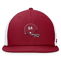 Casquette Snapback Nike Alabama Crimson Tide Legacy Pro pour homme, couleur cramoisie/blanche