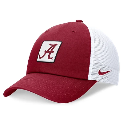 Casquette ajustable Nike Crimson/White Alabama Crimson Tide Primetime Club Trucker pour homme