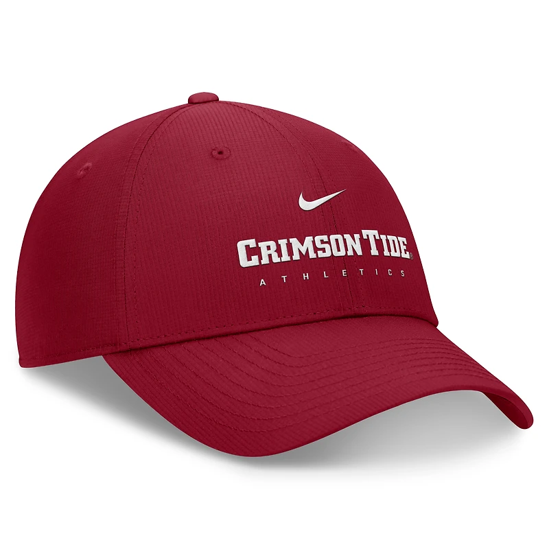 Casquette ajustable Nike Crimson Alabama Crimson Tide 2024/25 On-Field Club Performance pour homme