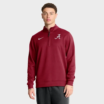 Pull Nike Crimson Alabama Tide 2025 Coaches Premium Dri-FIT à demi-zip pour homme