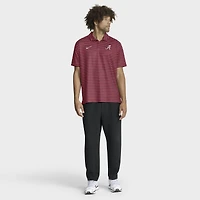 Men's Nike Crimson Alabama Tide 2025 Coaches Premium Tour Stripe Dri-FIT Polo