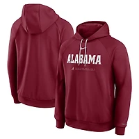 Men's Nike Crimson Alabama Tide 2025 Courtside Basketball Practice Raglan Dri-FIT Hoodie