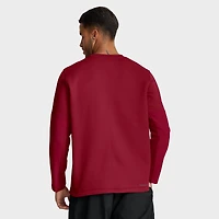 Men's Nike Crimson Alabama Tide 2025 Sideline Coach Therma-FIT Long Sleeve T-Shirt