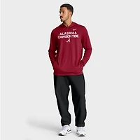 T-shirt à capuche manches longues Nike Crimson Alabama Tide 2025 Sideline Dri-FIT pour homme