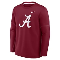 Men's Nike Crimson Alabama Tide 2026 Sideline Coaches Therma-FIT Long Sleeve Top