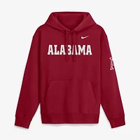 Sweat à capuche polaire Nike blanc Alabama Crimson Tide 2026 Sideline Club pour homme