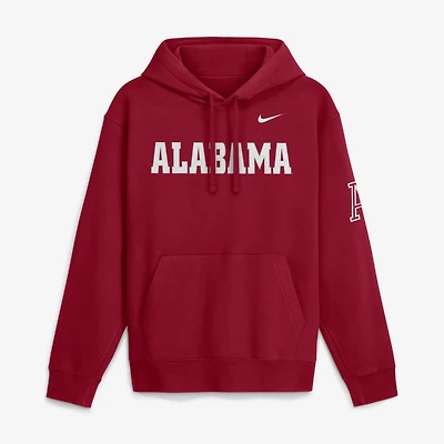 Men's Nike  White Alabama Crimson Tide 2026 Sideline Club Fleece Hoodie
