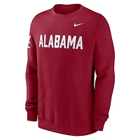 Men's Nike Crimson Alabama Tide 2026 Sideline Club Sweatshirt