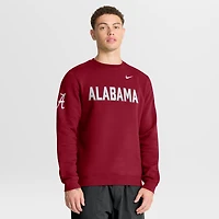 Men's Nike Crimson Alabama Tide 2026 Sideline Club Sweatshirt