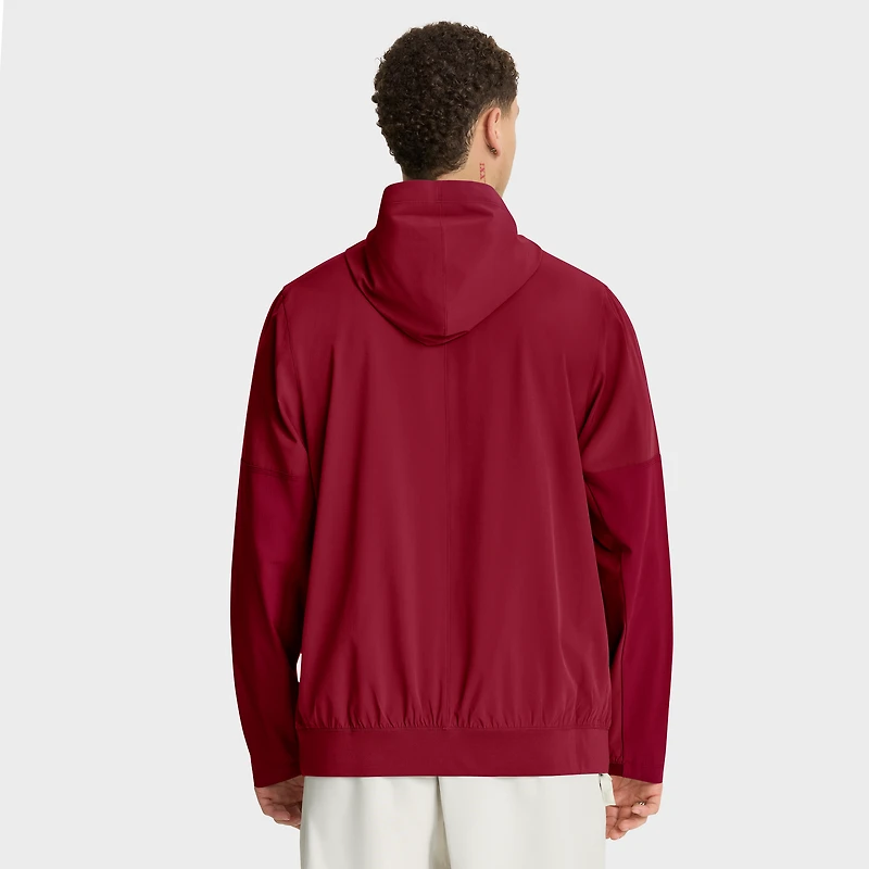 Men's Nike Crimson Alabama Tide Anorak Half-Zip Hoodie Jacket