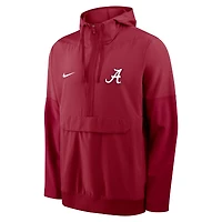 Men's Nike Crimson Alabama Tide Anorak Half-Zip Hoodie Jacket
