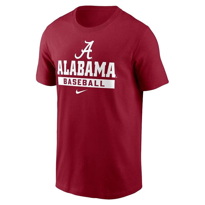 Men's Nike Crimson Alabama Tide Baseball T-Shirt