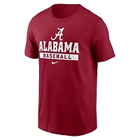 Men's Nike Crimson Alabama Tide Baseball T-Shirt
