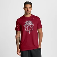 Men's Nike Crimson Alabama Tide Basketball Icon Legend Dri-FIT T-Shirt