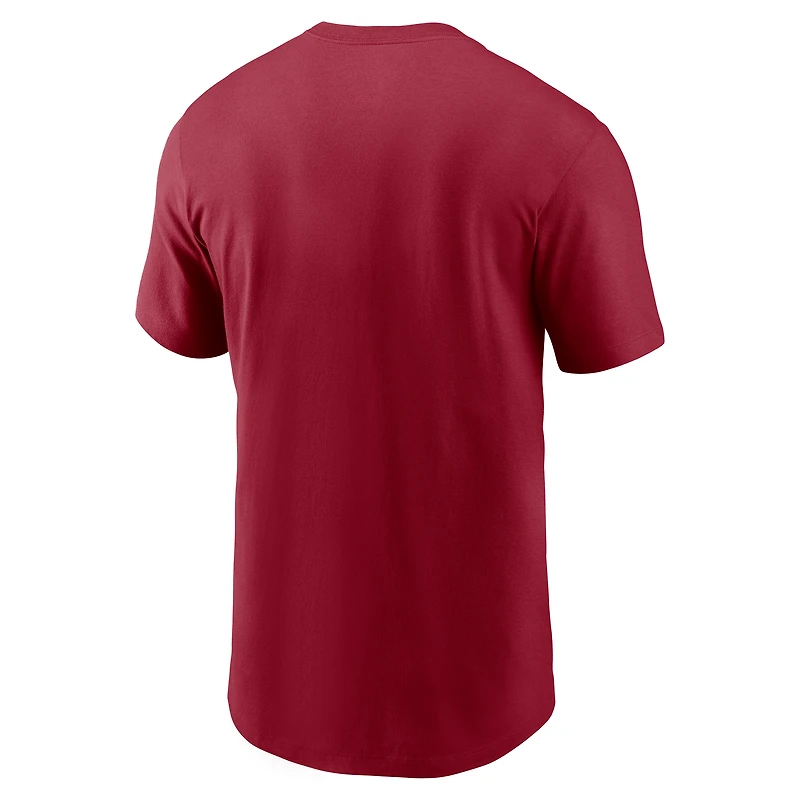 T-shirt Nike Crimson Alabama Tide Campus Local Madness pour homme